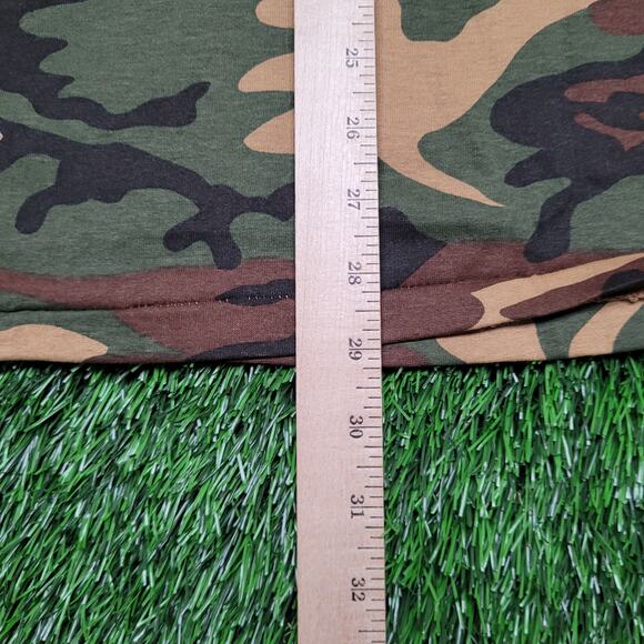 VTG 90s Badger USA Made Woodland Long Sleeve Camo T-Shirt Mens Large - Picture 7 of 11